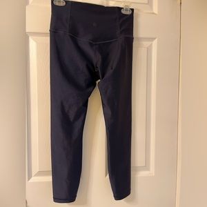 SOLD - Athleta Elation Shine Tight Navy Blue SP